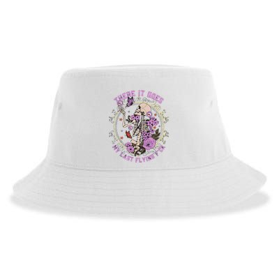 There It Goes My Last Flying Fuck Funny Sarcastic Sustainable Bucket Hat