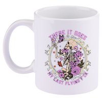 There It Goes My Last Flying Fuck Funny Sarcastic 11oz C Handle Ceramic Mug