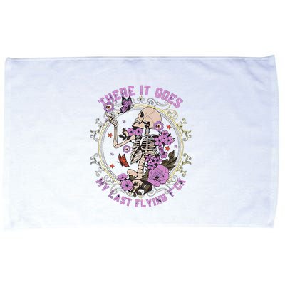 There It Goes My Last Flying Fuck Funny Sarcastic Microfiber Hand Towel