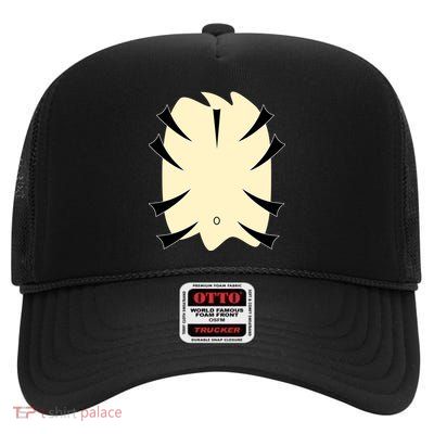Tiger Belly Funny Halloween Costume High Crown Mesh Back Trucker Hat