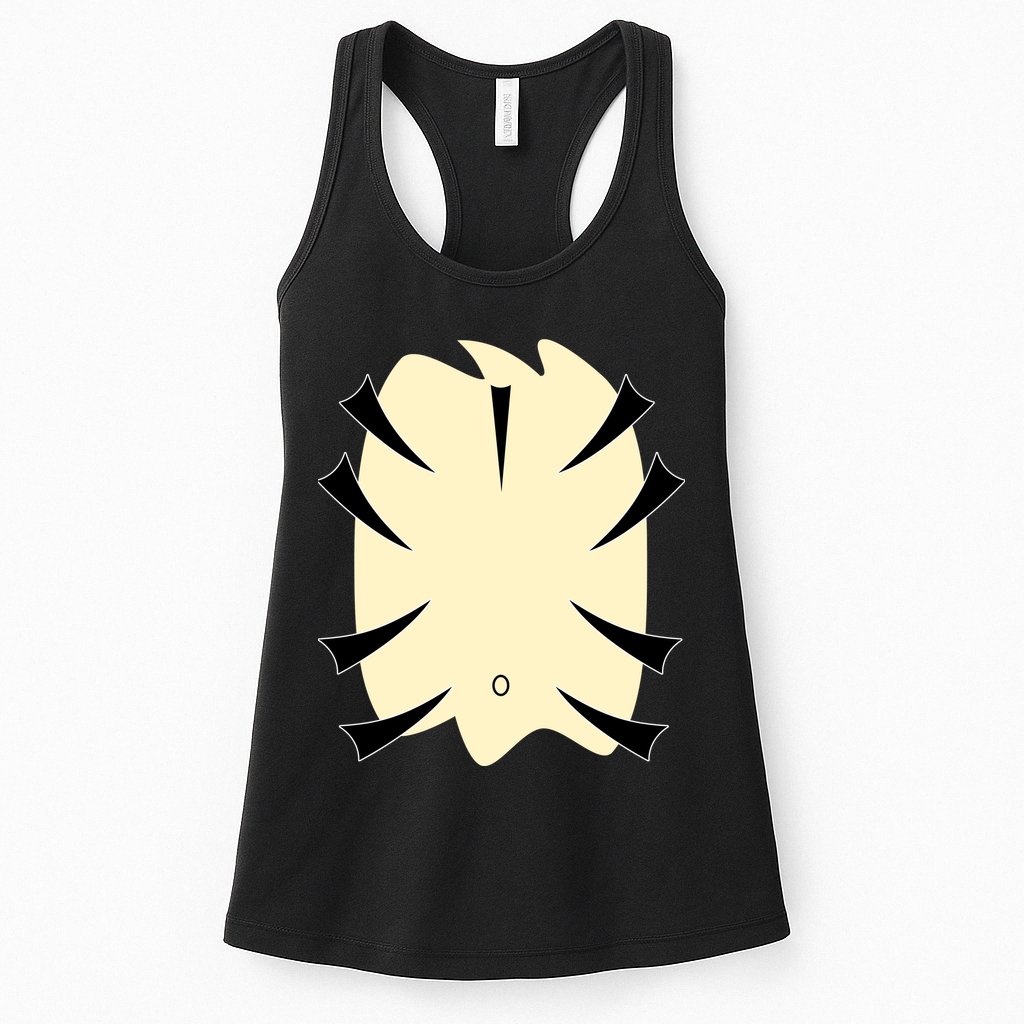 Tiger Belly Funny Halloween Costume Womens Tank Top