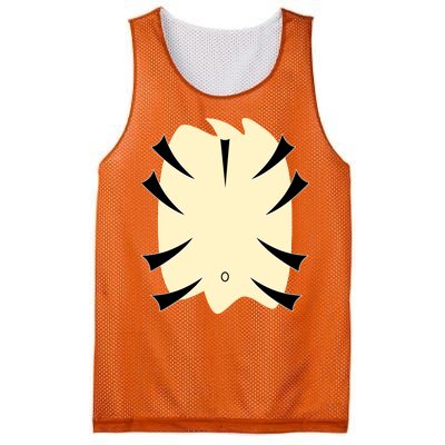 Tiger Belly Funny Halloween Costume Mesh Reversible Basketball Jersey Tank