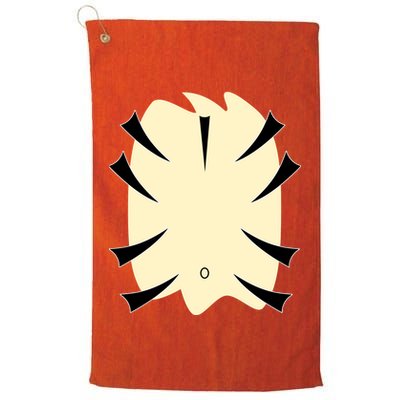 Tiger Belly Funny Halloween Costume Golf Towel