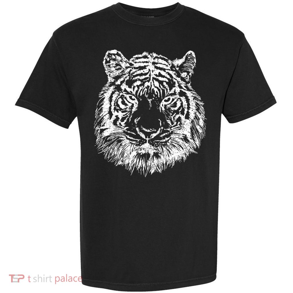 Tiger Cool Design Garment-Dyed Heavyweight T-Shirt