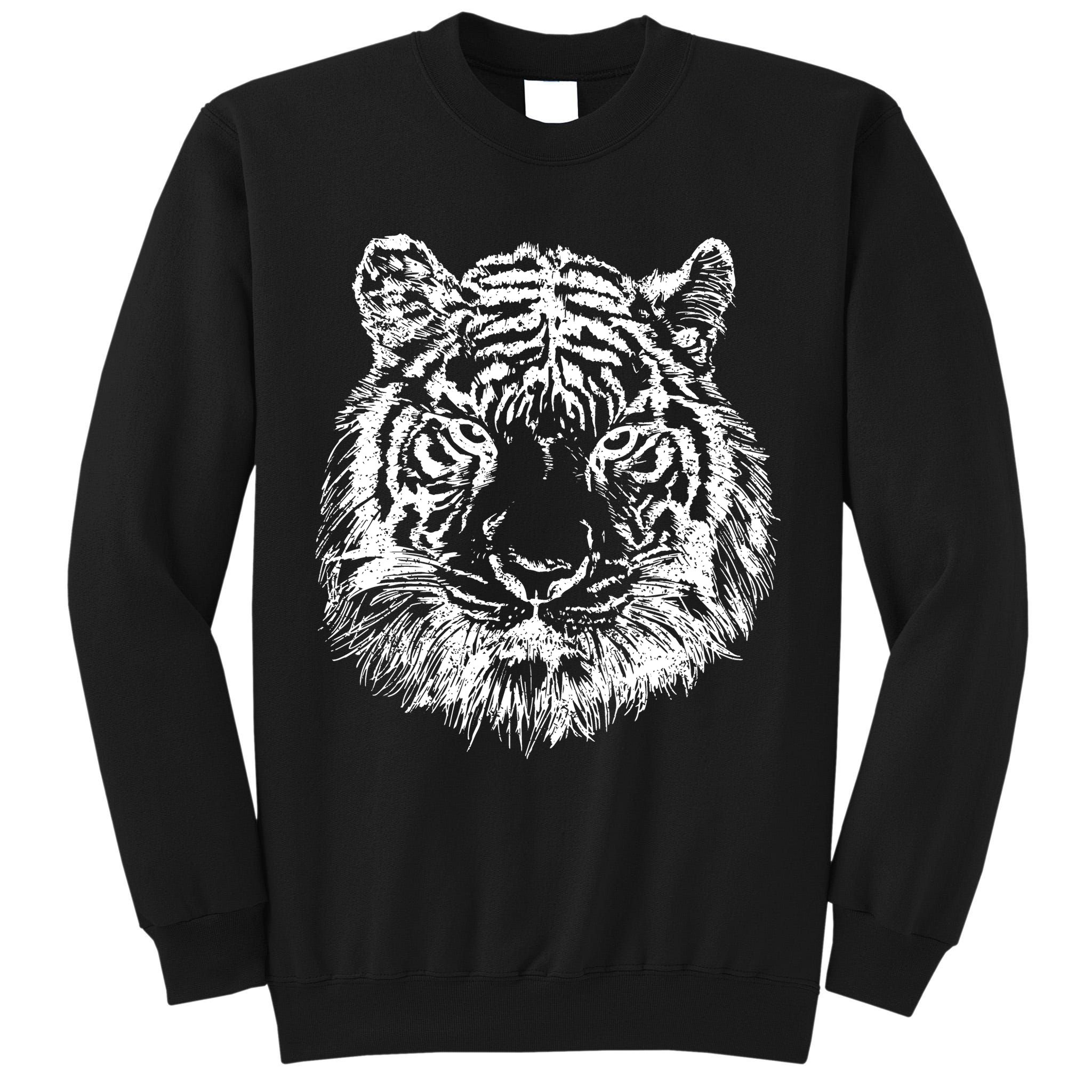 Tiger Cool Design Tall Sweatshirt