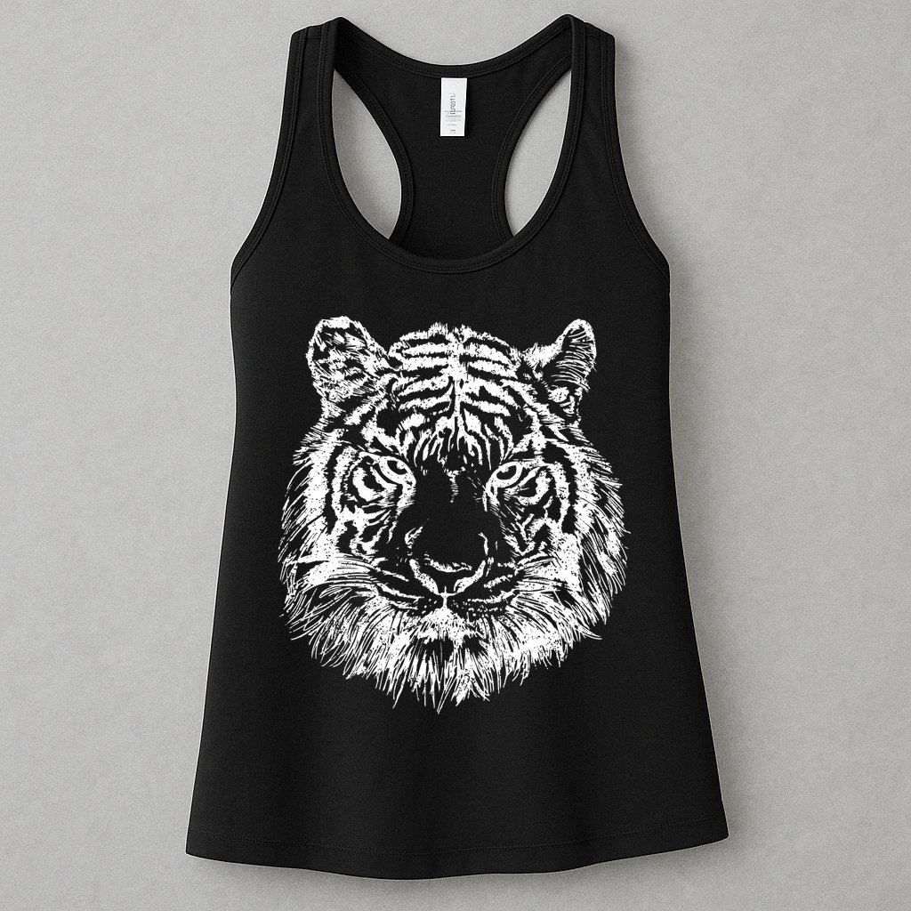 Tiger Cool Design Womens Tank Top