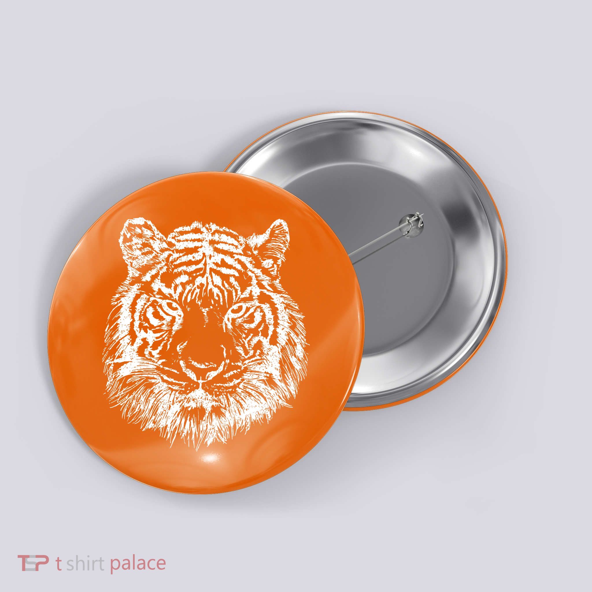 Tiger Cool Design Button