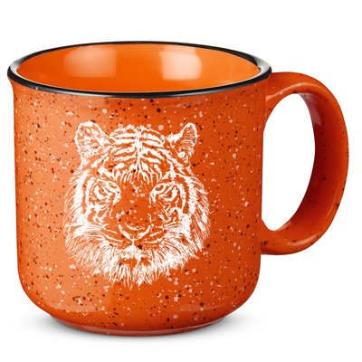 Tiger Cool Design 15oz Campfire Ceramic Mug