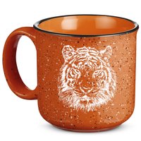 Tiger Cool Design 15oz Campfire Ceramic Mug