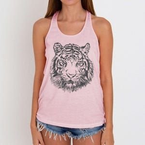 Tiger Cool Design Women's Knotted Racerback Tank