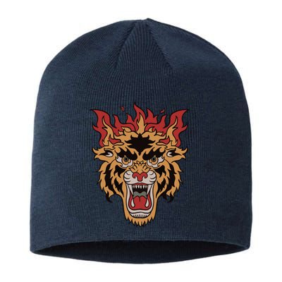 Tiger Flames Sustainable Beanie