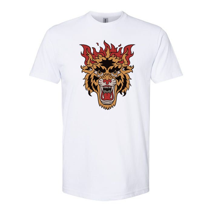 Tiger Flames Softstyle CVC T-Shirt