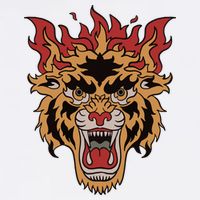 Tiger Flames Cooling Performance Crew T-Shirt