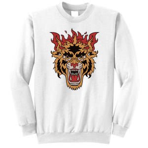 Tiger Flames Sweatshirt