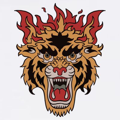 Tiger Flames T-Shirt