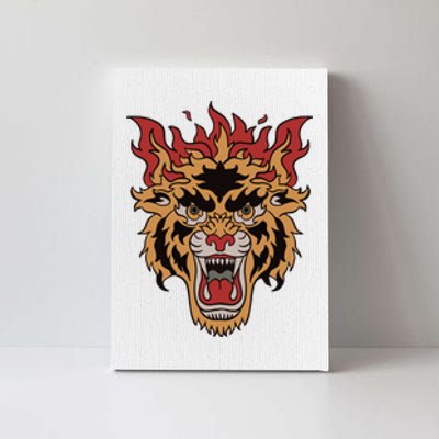 Tiger Flames Canvas