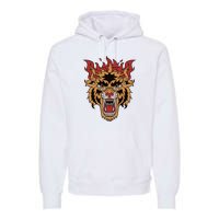 Tiger Flames Premium Hoodie