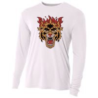 Tiger Flames Cooling Performance Long Sleeve Crew