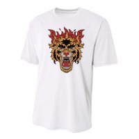 Tiger Flames Performance Sprint T-Shirt