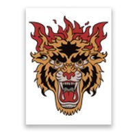 Tiger Flames Poster