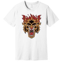 Tiger Flames Premium T-Shirt