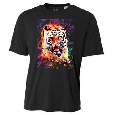 Tiger Jungle Colorful Cooling Performance Crew T-Shirt