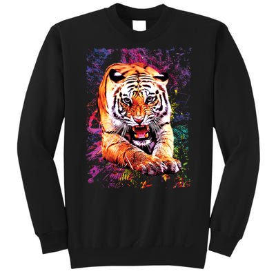 Tiger Jungle Colorful Sweatshirt