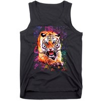 Tiger Jungle Colorful Tank Top