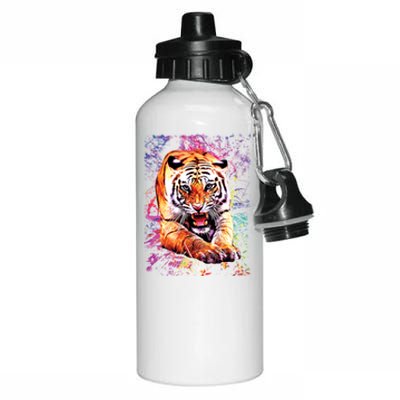 Tiger Jungle Colorful Aluminum Water Bottle 