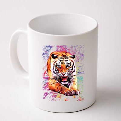 Tiger Jungle Colorful Coffee Mug