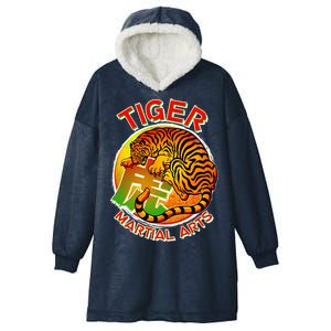 Tiger Martial Arts Hooded Wearable Blanket