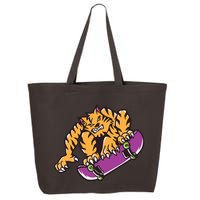 Tiger Skateboarding Cartoon 25L Jumbo Tote