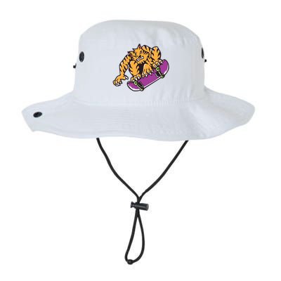 Tiger Skateboarding Cartoon Legacy Cool Fit Booney Bucket Hat