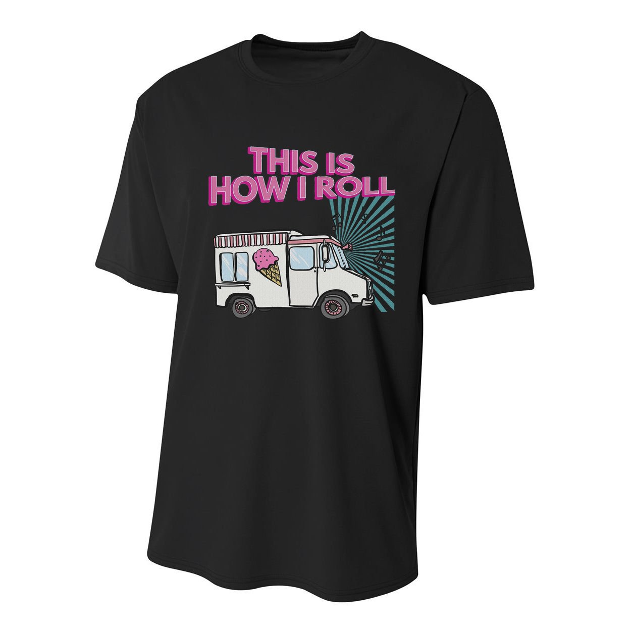 This Is How I Roll Funny Casual Ice Cream Truck Gift Youth Performance Sprint T-Shirt