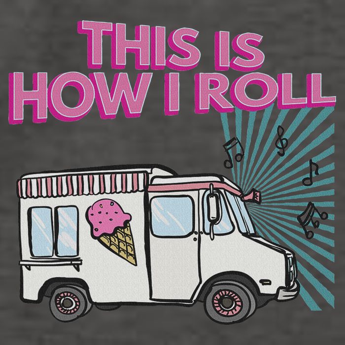 This Is How I Roll Funny Casual Ice Cream Truck Gift Vector Backpack