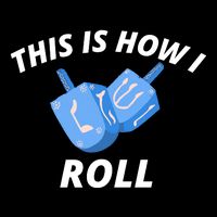 This Is How I Roll Funny Dreidel Funny Dreidel Gift Menorah Chanukah Hanukkah City Backpack