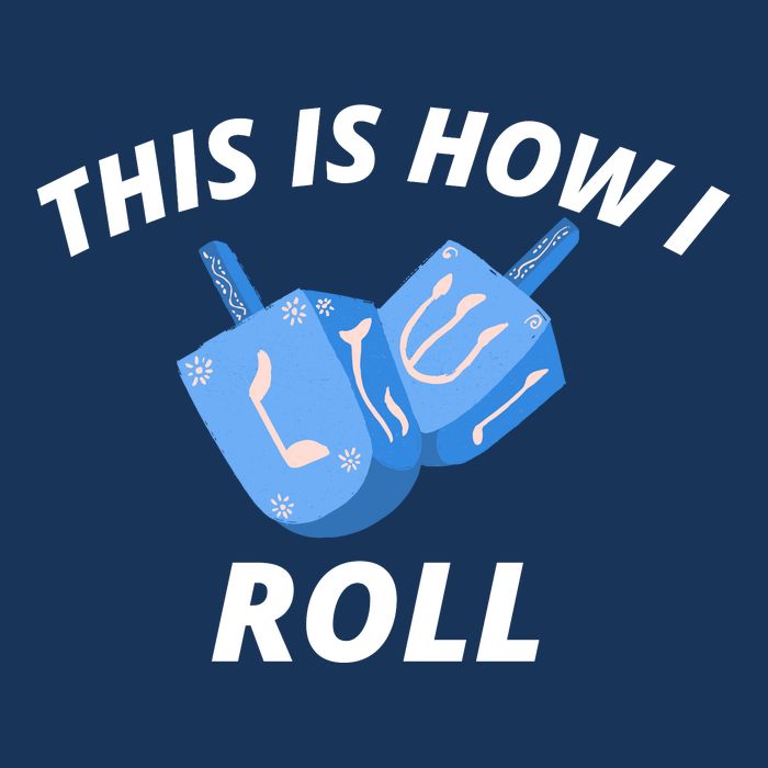 This Is How I Roll Funny Dreidel Funny Dreidel Gift Menorah Chanukah Hanukkah 16 in Basic Backpack