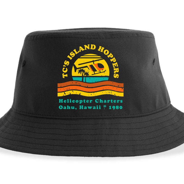 TcS Island Hoppers Helicopter Charters Hawaii Since 1980 Sustainable Bucket Hat