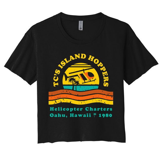 TcS Island Hoppers Helicopter Charters Hawaii Since 1980 Crop Top