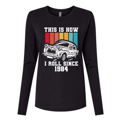 This Is How I Roll Since 1984 Cute Gift Womens Cotton Relaxed Long Sleeve T-Shirt