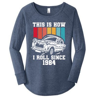 This Is How I Roll Since 1984 Cute Gift Women's Perfect Tri Tunic Long Sleeve Shirt