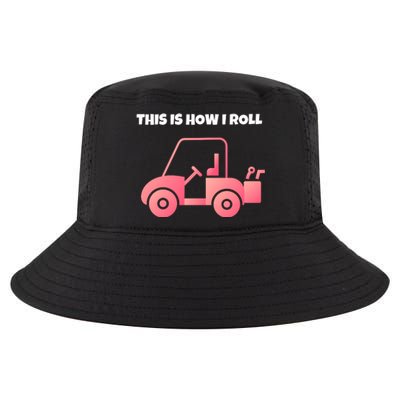 This Is How I Roll Golf Cart Funny Golfers Cool Comfort Performance Bucket Hat