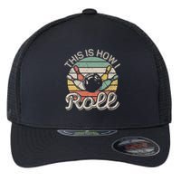 This Is How I Roll Retro Bowling Bowler Funny Flexfit Unipanel Trucker Cap