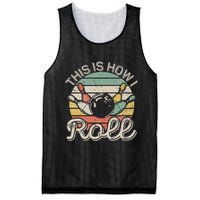 This Is How I Roll Retro Bowling Bowler Funny Mesh Reversible Basketball Jersey Tank