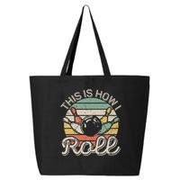 This Is How I Roll Retro Bowling Bowler Funny 25L Jumbo Tote