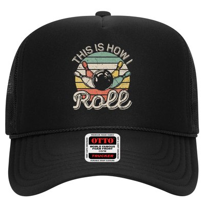 This Is How I Roll Retro Bowling Bowler Funny Trucker Hat