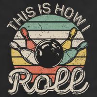 This Is How I Roll Retro Bowling Bowler Funny Trucker Hat