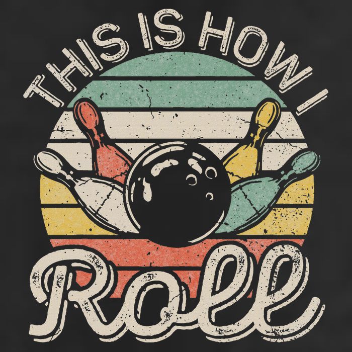 This Is How I Roll Retro Bowling Bowler Funny Trucker Hat