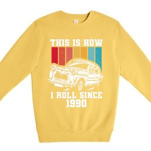 This Is How I Roll Since 1990 Meaningful Gift Premium Crewneck Sweatshirt