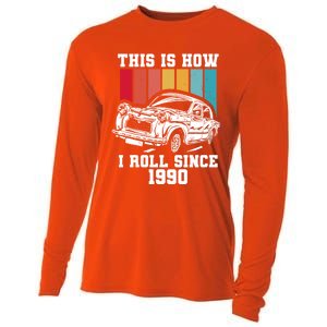 This Is How I Roll Since 1990 Meaningful Gift Cooling Performance Long Sleeve Crew